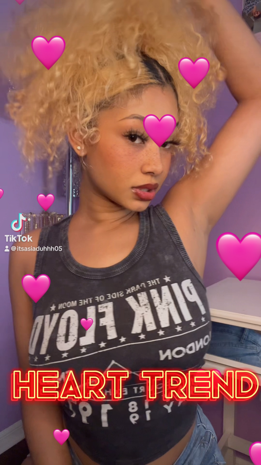 100 Heart Template - Pippit