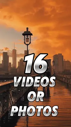 16 videos or photos 
