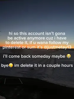 bye …