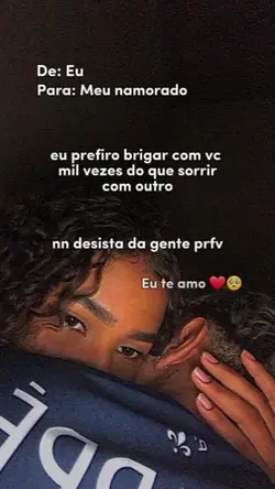 deu para meu namorad