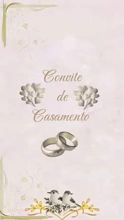 convite de casamento