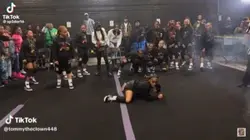 Her spit was on beat