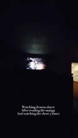 Watching demon slaye