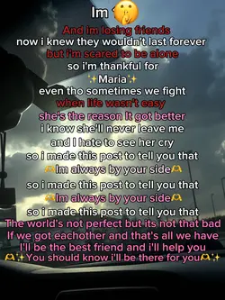 Dear Maria,