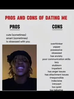 Pros and cons of~