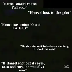 hansel and wolf💀