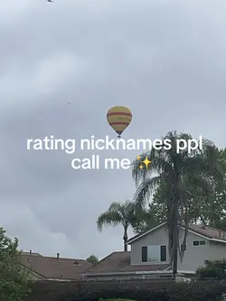 rating nicknames😝