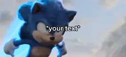 Sonic running