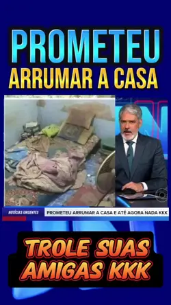 Não limpa a casa kkk