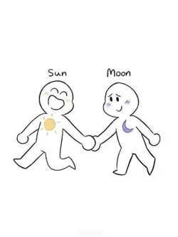 Sun and moon