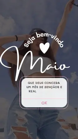Seja bem vindo maio
