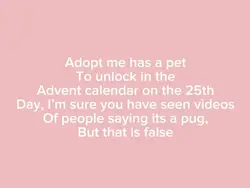 Advent calendar pet!