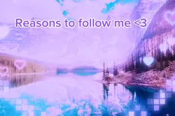 Reason to follow me