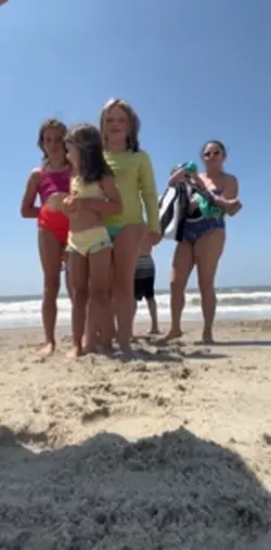 Family beach