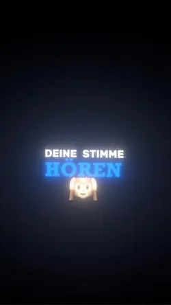 DEINE STIMME 🤞❤️