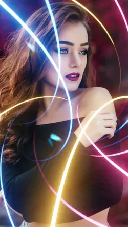 Neon butterfly 