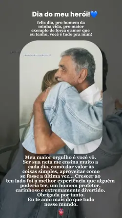 Dia dos pais, avô!