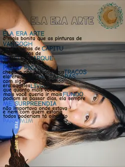 Ela era arte 🩵💙