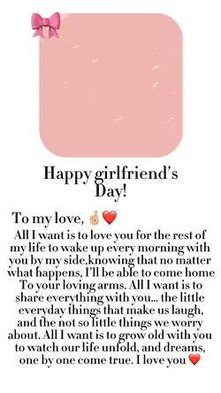 Girlfriend day 