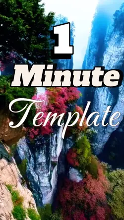 1 minute template