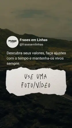 mantenha os valores