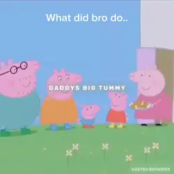 poor daddy pig 