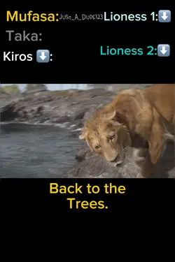 Mufasa lion king VO