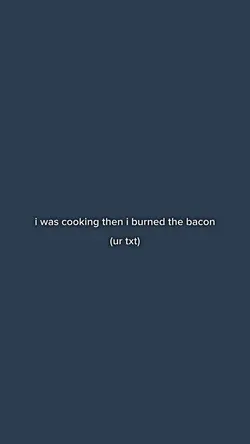 i was cookin