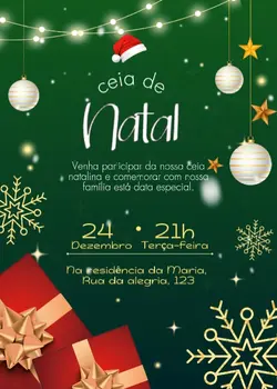 Convite de natal 