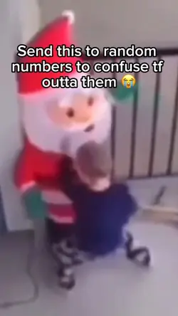 Santa blow up 