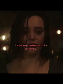 i see my reflection