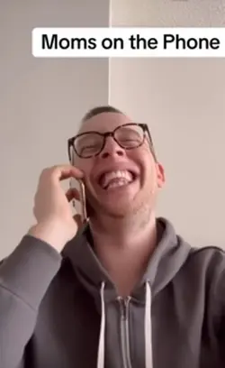 Moms on the phone 