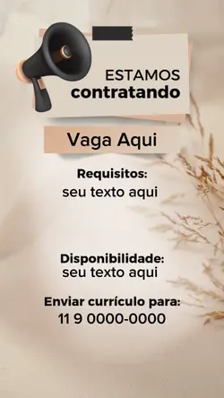 Estamos Contratando 