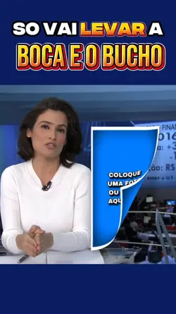 Só vai levar a boca 
