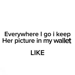 Picture in my wallet