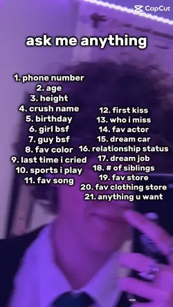 ask me anything