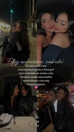 Parabéns cunhada❤️🤍