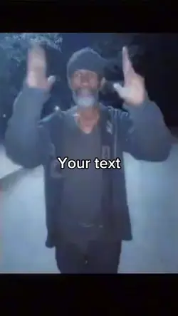 Homeless man karate 