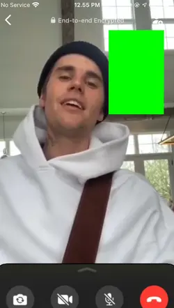 Bieber FaceTime