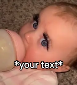 Baby eyelashes