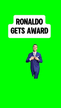 RONALDO GETS AWARD
