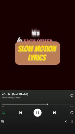 Slow-motion Lyrics 