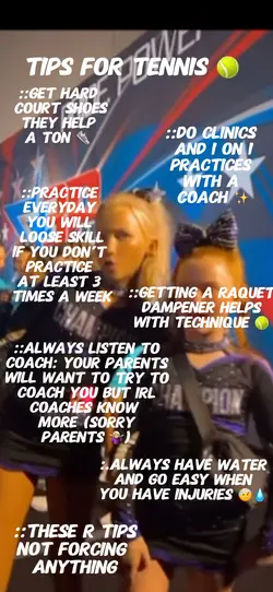 Tennis tips!