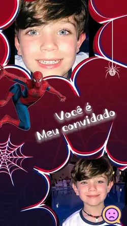 Convite homem Aranha