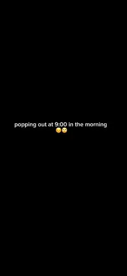 WE POP OUT AT 1:00AM