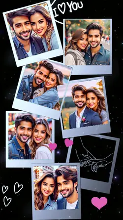 Polaroid collage