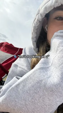 he’s looking at yo