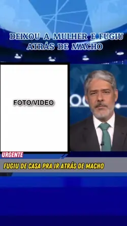 fugiu atrás de macho