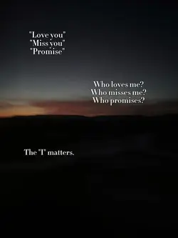 I love you with no I