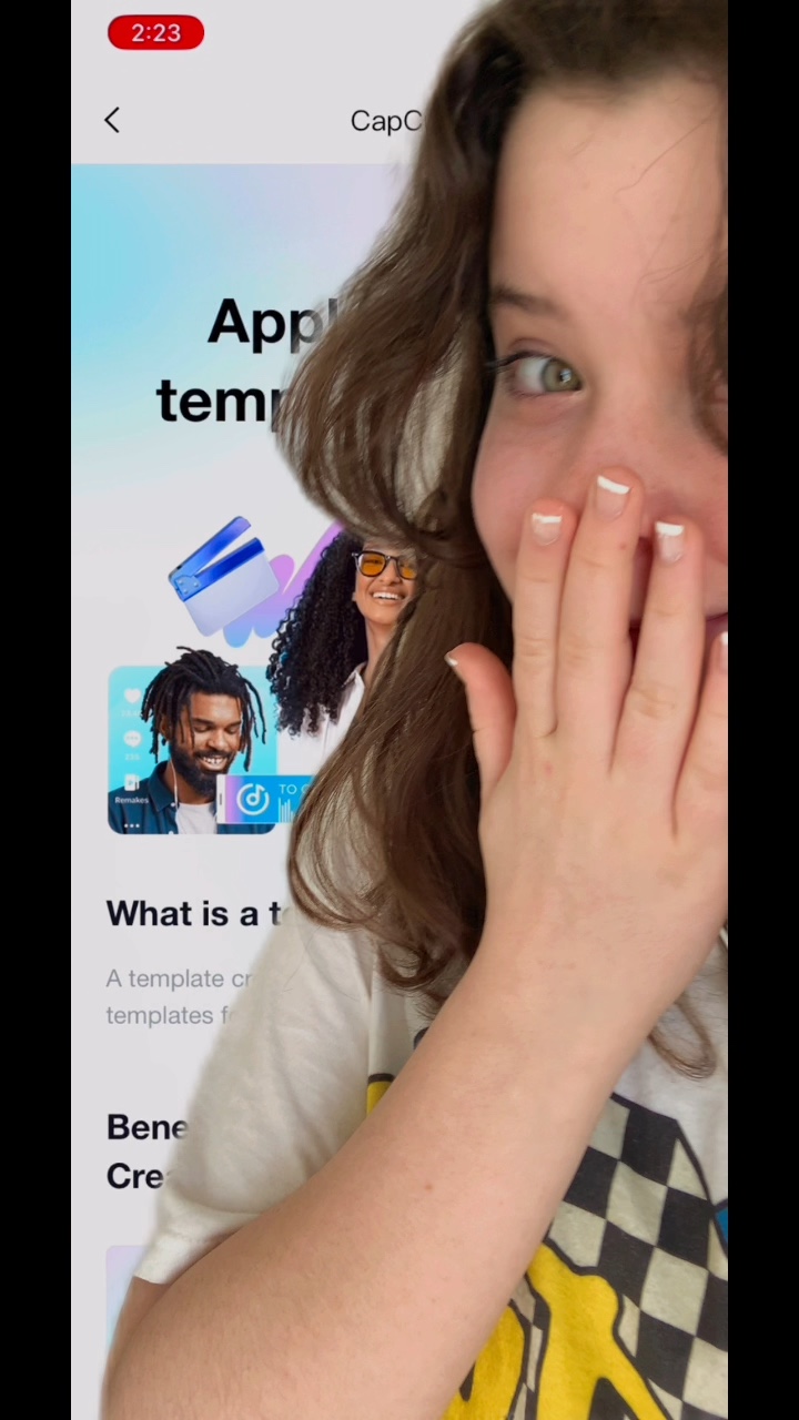 capcut template cover